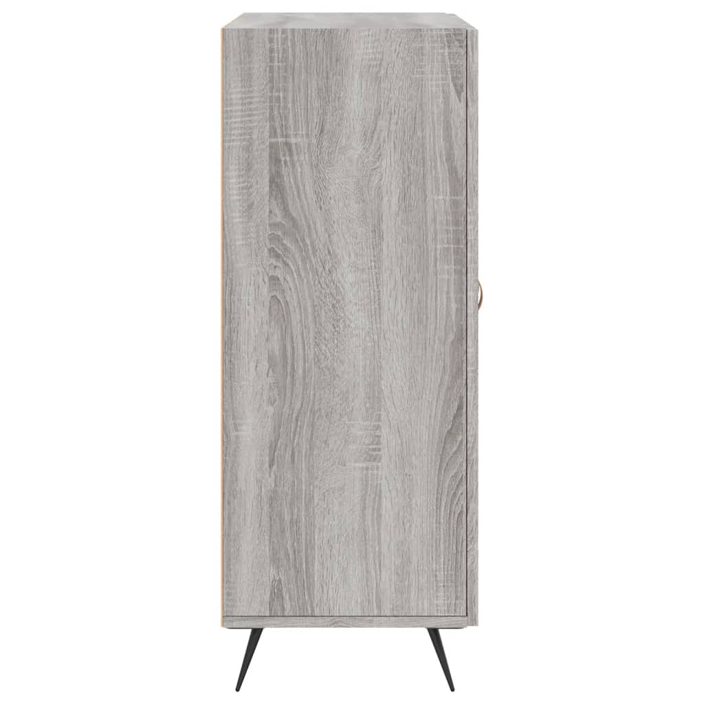 Credenza Grigio Sonoma 69,5x34x90 cm in Legno Multistrato 827698
