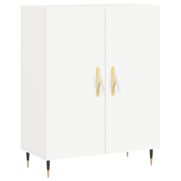 Credenza Bianca 69,5x34x90 cm in Legno Multistrato 827700