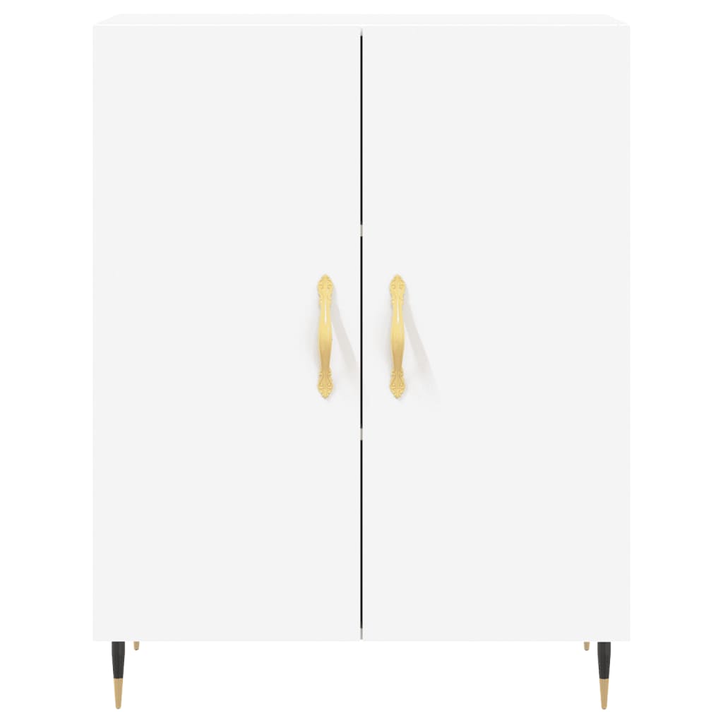 Credenza Bianca 69,5x34x90 cm in Legno Multistrato 827700