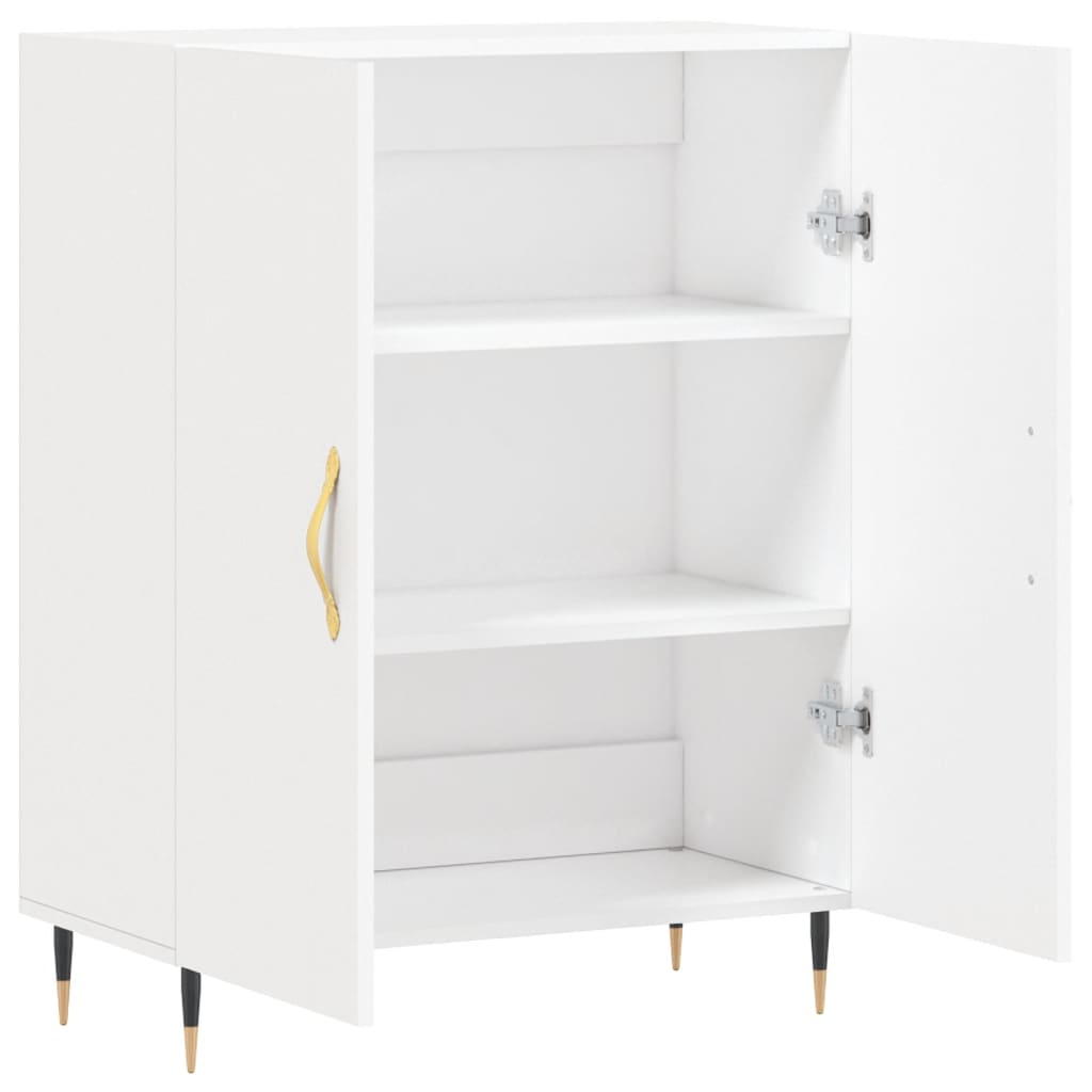 Credenza Bianca 69,5x34x90 cm in Legno Multistrato 827700