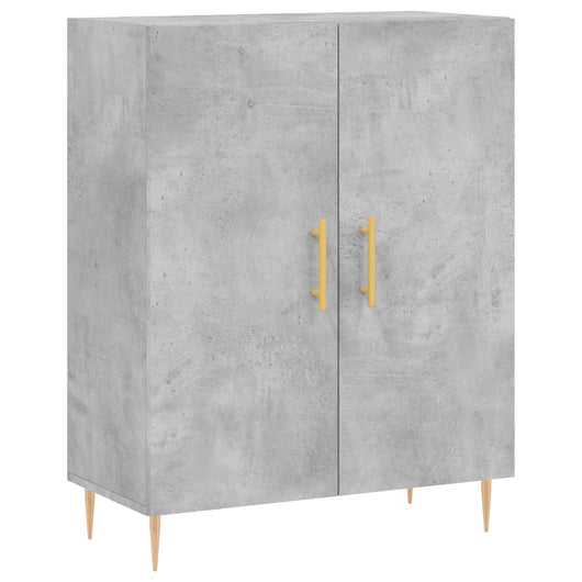 Credenza-Buffet-Armadio da cucina Grigio Cemento 69,5x34x90 cm in Legno Multistrato 603496