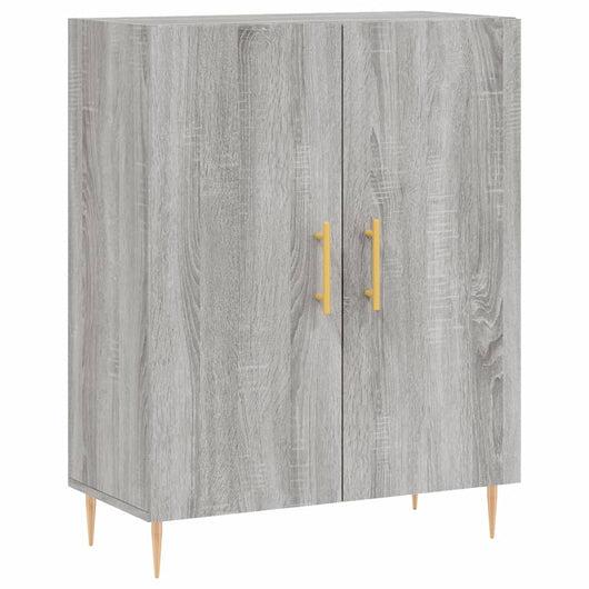 Credenza-Buffet-Armadio da cucina Grigio Sonoma 69,5x34x90 cm in Legno Multistrato 365238