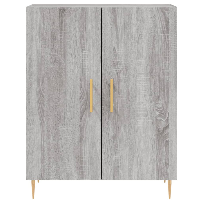 Credenza Grigio Sonoma 69,5x34x90 cm in Legno Multistrato 827714