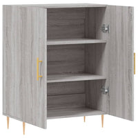 Credenza Grigio Sonoma 69,5x34x90 cm in Legno Multistrato 827714