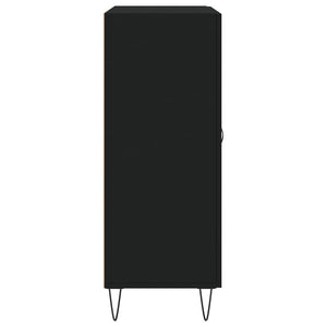 Credenza Nera 69,5x34x90 cm in Legno Multistrato 827717