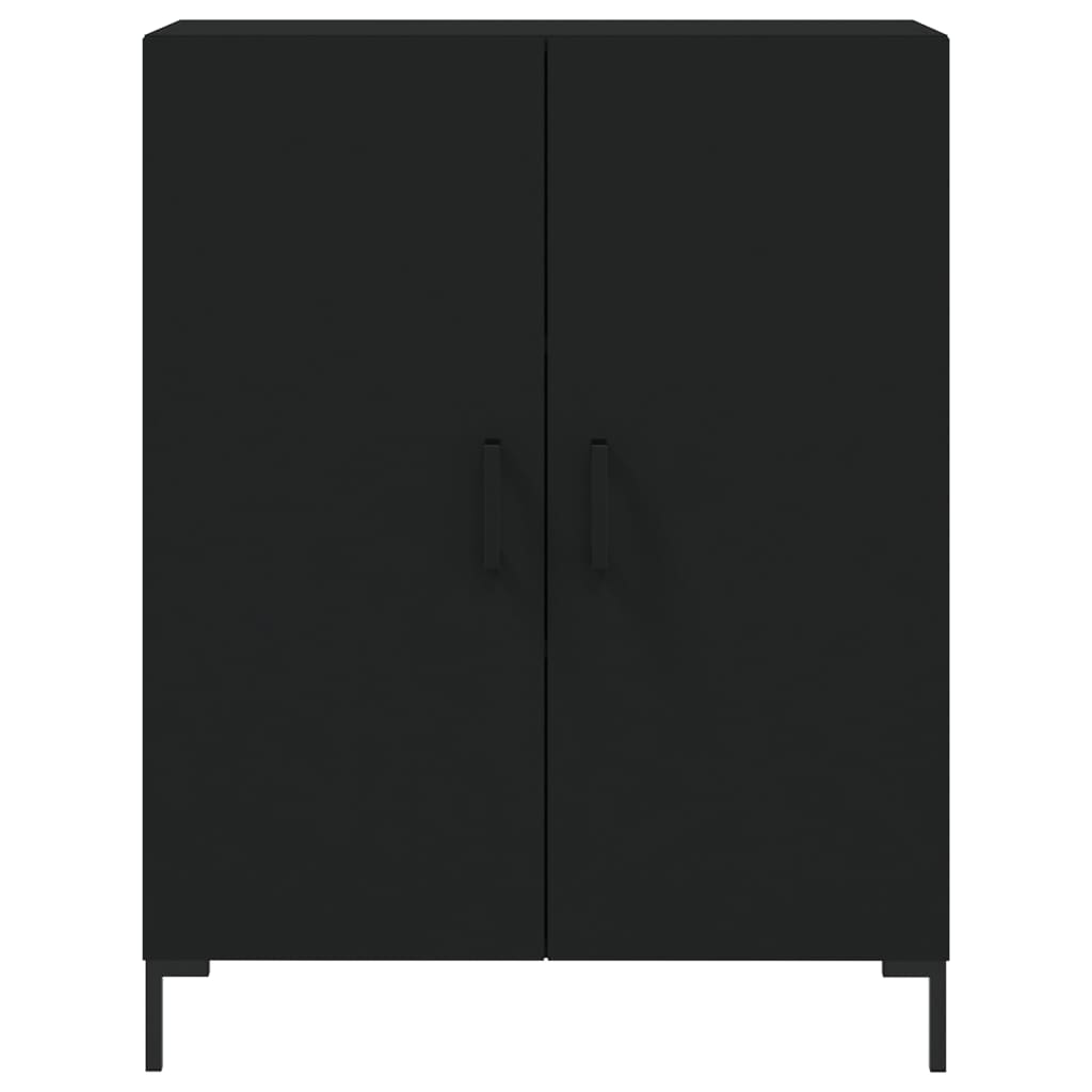 vidaXL Credenza Nera 69,5x34x90 cm in Legno Multistrato