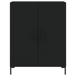 vidaXL Credenza Nera 69,5x34x90 cm in Legno Multistrato