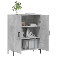 Credenza Grigio Cemento 69,5x34x90 cm in Legno Multistrato 827728