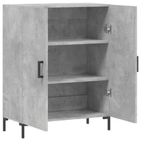 Credenza Grigio Cemento 69,5x34x90 cm in Legno Multistrato 827728