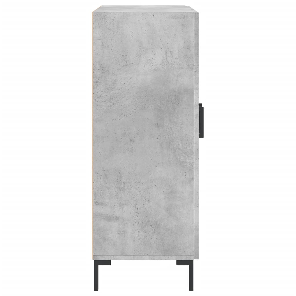 Credenza Grigio Cemento 69,5x34x90 cm in Legno Multistrato 827728