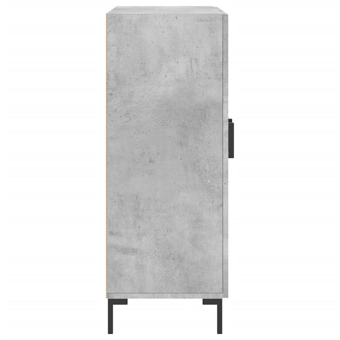 Credenza Grigio Cemento 69,5x34x90 cm in Legno Multistrato 827728