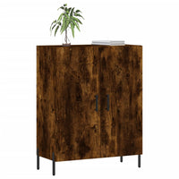 vidaXL Credenza Rovere Fumo 69,5x34x90 cm in Legno Multistrato