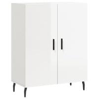 Credenza 69,5x34x90 cm in Legno Multistrato Bianco Lucido 827742