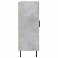 Credenza Grigio Cemento 69,5x34x90 cm in Legno Multistrato 827744