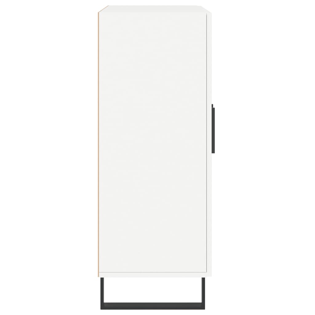 Credenza-Buffet-Armadio da cucina Bianca 69,5x34x90 cm in Legno Multistrato 793132