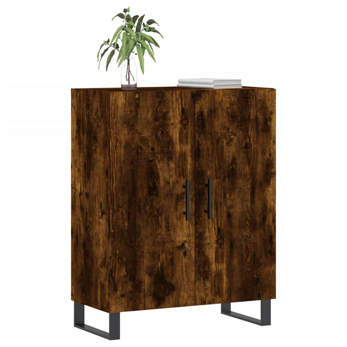 Credenza Rovere Fumo 69,5x34x90 cm in Legno Multistratocod mxl 80814
