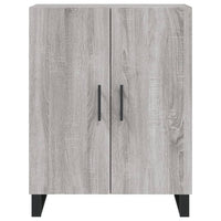 Credenza Grigio Sonoma 69,5x34x90 cm in Legno Multistrato