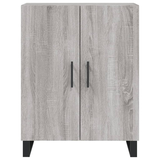 Credenza cassettiera mobile contenitore organizer cucina soggiorno salotto sonoma 695 x 34 x 90 cm legno ingegnerizzato grigio 02_0036466