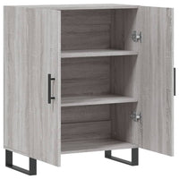 Credenza Grigio Sonoma 69,5x34x90 cm in Legno Multistrato 827754