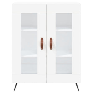 Credenza Bianca 69,5x34x90 cm in Legno Multistrato