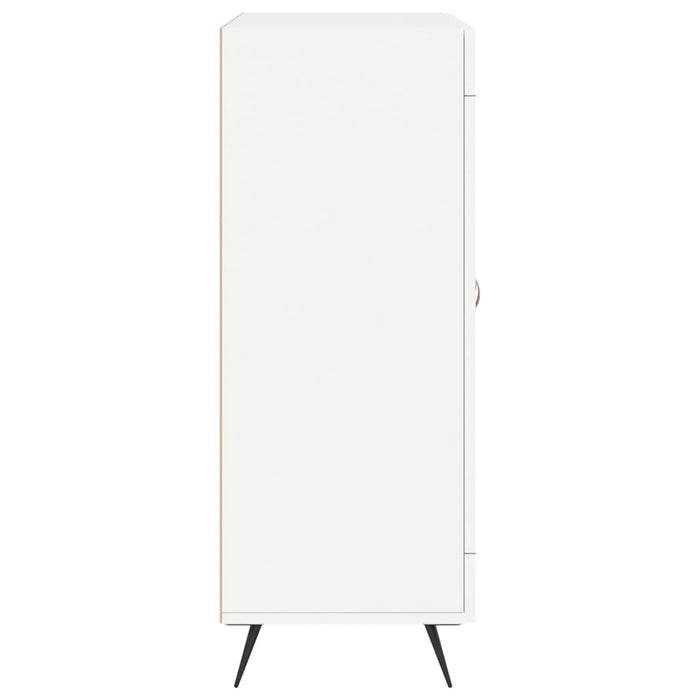 Credenza-Buffet-Armadio da cucina Bianca 69,5x34x90 cm in Legno Multistrato 645686