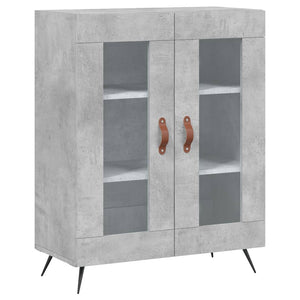 Credenza Grigio Cemento 69,5x34x90 cm in Legno Multistrato 827760