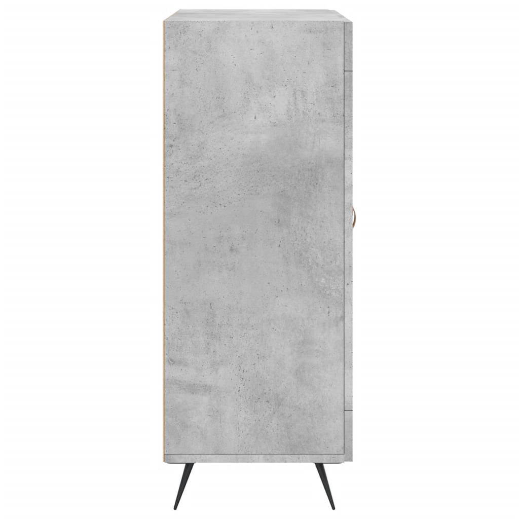 Credenza Grigio Cemento 69,5x34x90 cm in Legno Multistrato 827760