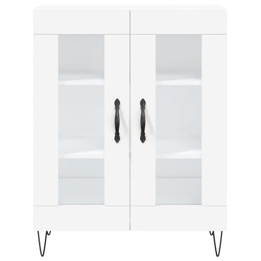 Credenza buffet cassettiera mobile contenitore organizer cucina soggiorno soggiorno 69,5 x 34 x 90 cm derivati ​​del legno bianco 02_0030435