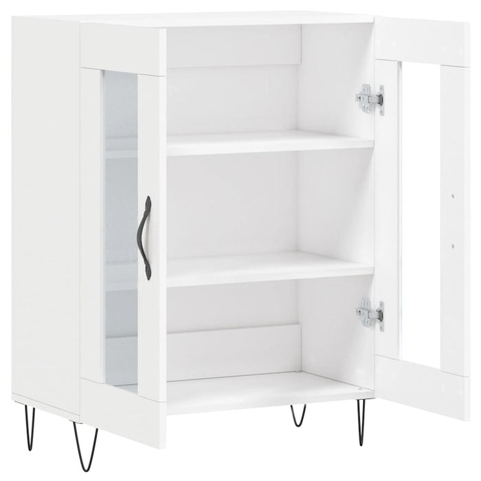 Credenza buffet cassettiera mobile contenitore organizer cucina soggiorno soggiorno 69,5 x 34 x 90 cm derivati ​​del legno bianco 02_0030435