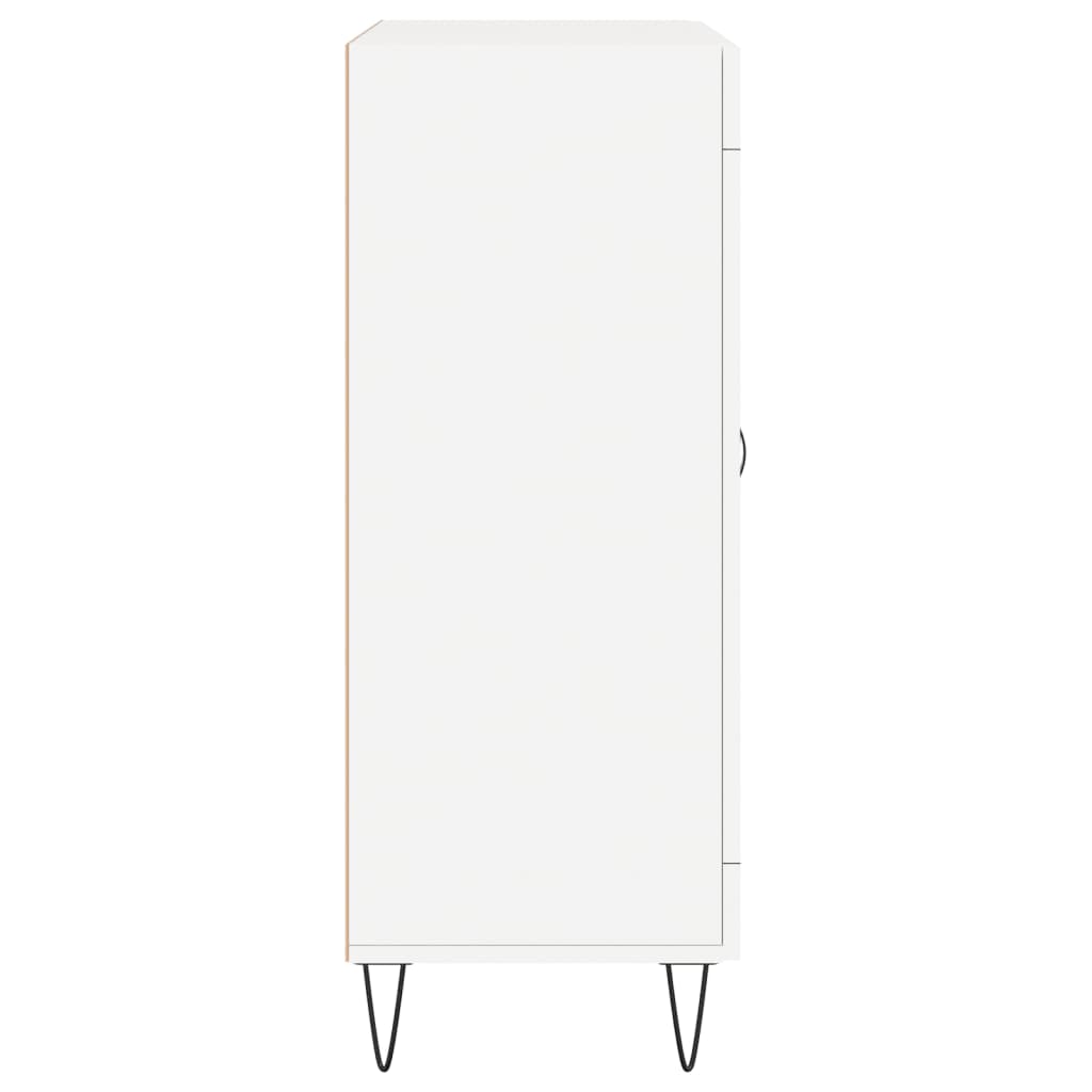 Credenza buffet cassettiera mobile contenitore organizer cucina soggiorno soggiorno 69,5 x 34 x 90 cm derivati ​​del legno bianco 02_0030435