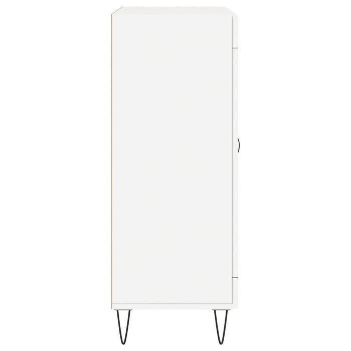 Credenza buffet cassettiera mobile contenitore organizer cucina soggiorno soggiorno 69,5 x 34 x 90 cm derivati ​​del legno bianco 02_0030435