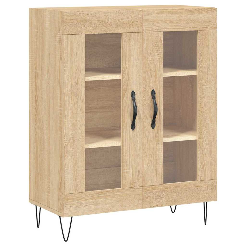 Credenza Rovere Sonoma 69,5x34x90 cm in Legno Multistrato 827783