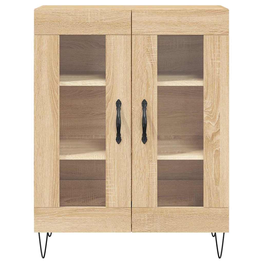Credenza Rovere Sonoma 69,5x34x90 cm in Legno Multistrato 827783