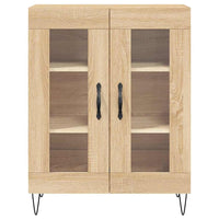 Credenza Rovere Sonoma 69,5x34x90 cm in Legno Multistrato 827783