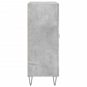 Credenza Grigio Cemento 69,5x34x90 cm in Legno Multistrato 827784