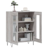 Credenza Grigio Sonoma 69,5x34x90 cm in Legno Multistrato 827786
