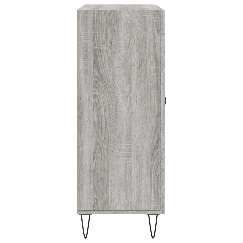 Credenza Grigio Sonoma 69,5x34x90 cm in Legno Multistrato 827786