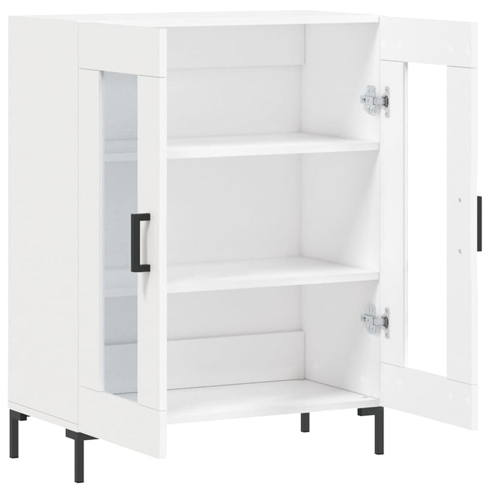 Credenza Bianca 69,5x34x90 cm in Legno Multistrato 827788