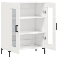 Credenza 69,5x34x90 cm in Legno Multistrato Bianco Lucido 827790