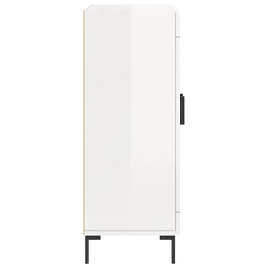 Credenza 69,5x34x90 cm in Legno Multistrato Bianco Lucido 827790