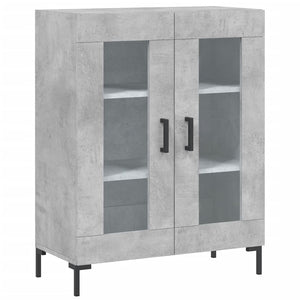 Credenza-Buffet-Armadio da cucina Grigio Cemento 69,5x34x90 cm in Legno Multistrato 164722