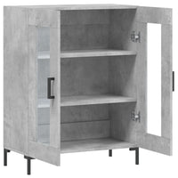 Credenza-Buffet-Armadio da cucina Grigio Cemento 69,5x34x90 cm in Legno Multistrato 164722