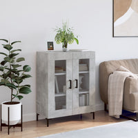 Credenza Grigio Cemento 69,5x34x90 cm in Legno Multistrato 827792