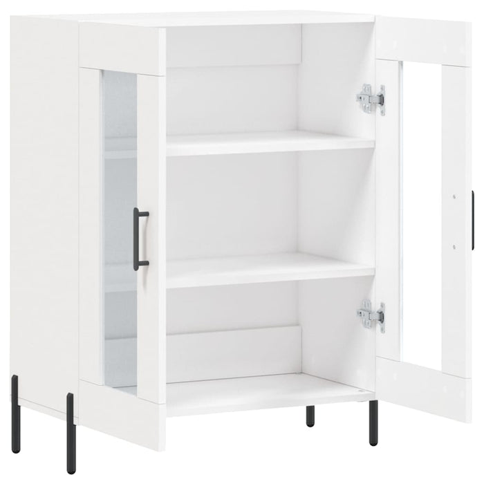 Credenza-Buffet-Armadio da cucina Bianca 69,5x34x90 cm in Legno Multistrato 106897