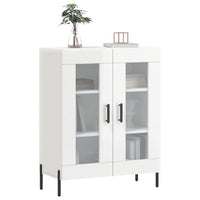 Credenza 69,5x34x90 cm in Legno Multistrato Bianco Lucidocod mxl 79944