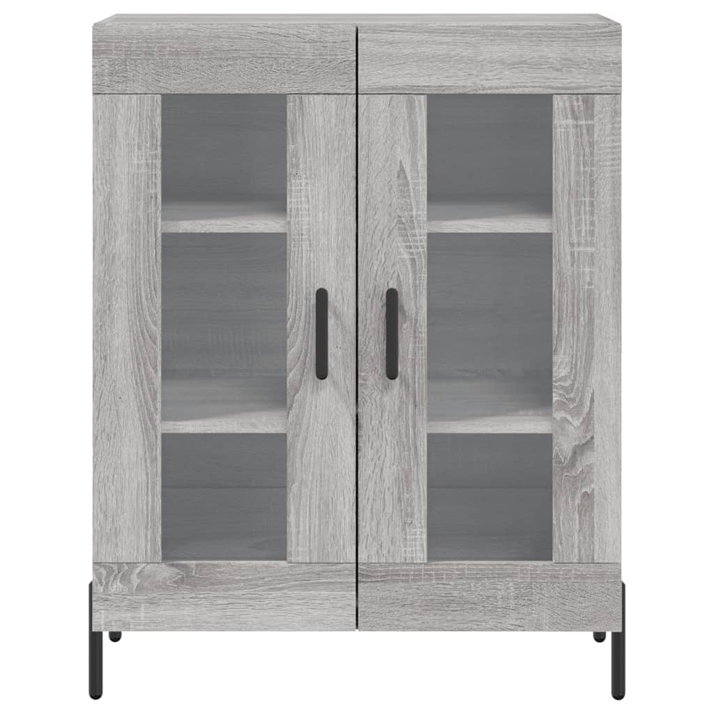 Credenza Grigio Sonoma 69,5x34x90 cm in Legno Multistrato 827802
