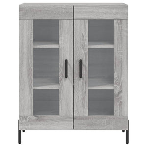 Credenza Grigio Sonoma 69,5x34x90 cm in Legno Multistrato 827802