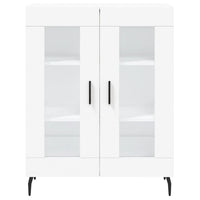 Credenza-Buffet-Armadio da cucina Bianca 69,5x34x90 cm in Legno Multistrato 299756