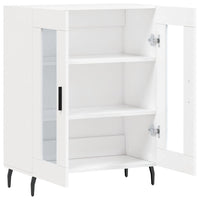 Credenza-Buffet-Armadio da cucina Bianca 69,5x34x90 cm in Legno Multistrato 299756