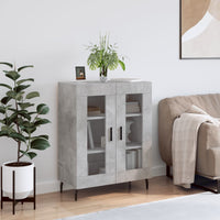 Credenza Grigio Cemento 69,5x34x90 cm in Legno Multistratocod mxl 79921